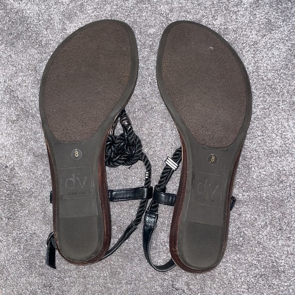 Dolce Vita Black Sailor Knot Sandals, Size 8 - Picture 8 of 11